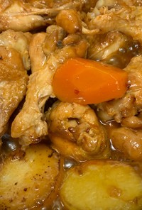 （醬油糀）鶏手羽元の韓国風煮