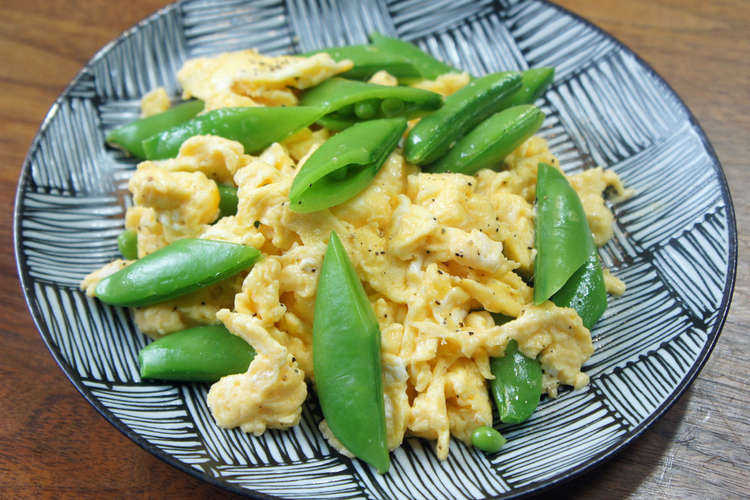 スナップエンドウコンソメ風味の卵炒め レシピ 作り方 By おでのおでん クックパッド 簡単おいしいみんなのレシピが360万品