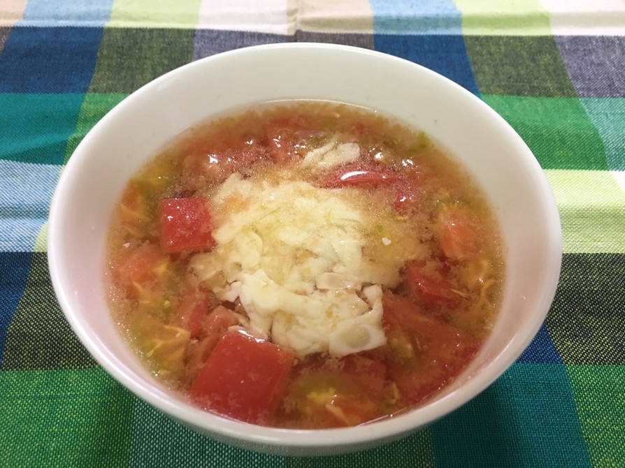 保育園給食★トマトチーズスープの画像