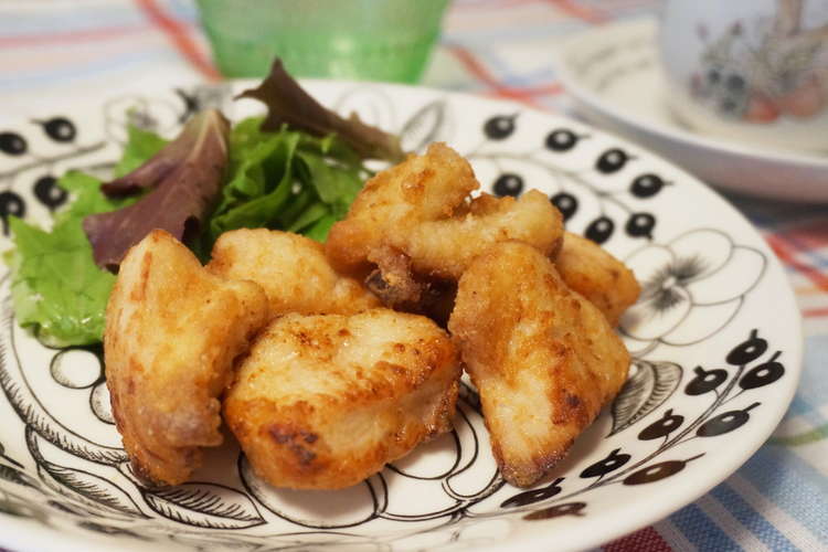 カラッと揚がる 鶏むね肉の唐揚げ レシピ 作り方 By ゆうゆう0221 クックパッド