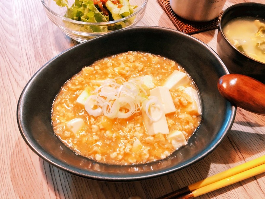 オオバコダイエットで作るヘルシー麻婆豆腐の画像