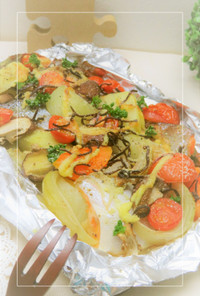 鮭×野菜✧和のﾄｰｽﾀｰ焼き　