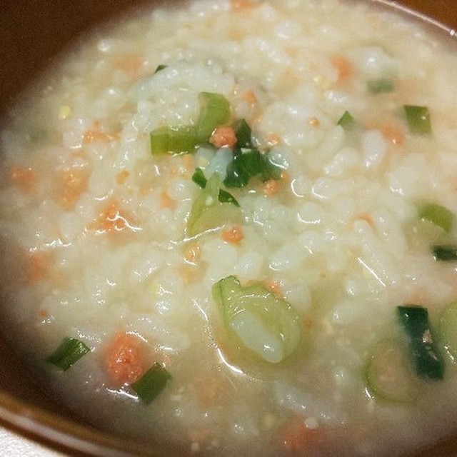 子ども 風邪 鮭とお味噌のお粥 レシピ 作り方 By ひよこ クックパッド 簡単おいしいみんなのレシピが378万品