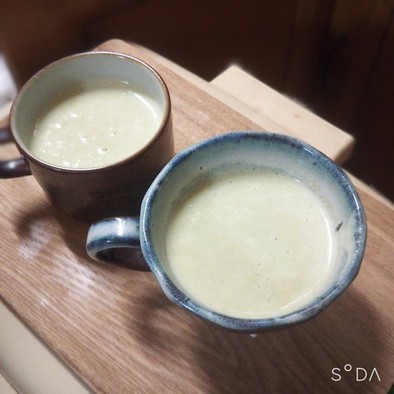 枝豆と豆乳の濃厚ポタージュスープの写真