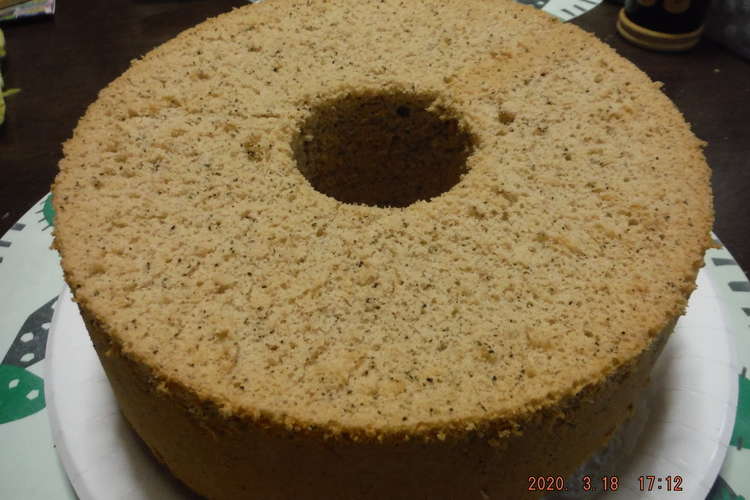 大人に人気 紅茶のシフォンケーキ レシピ 作り方 By わたたんの台所 クックパッド 簡単おいしいみんなのレシピが349万品