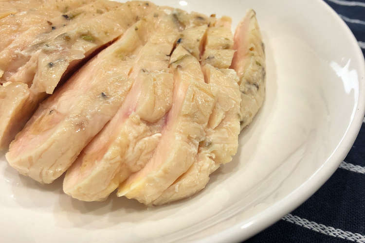 放置で簡単 やわらかサラダチキン レシピ 作り方 By Arrr クックパッド 簡単おいしいみんなのレシピが357万品