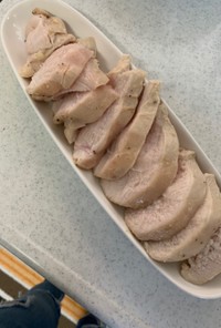 レモンペッパー鶏胸肉のサラダチキン