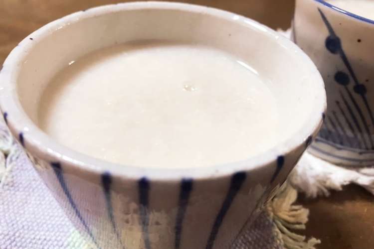 お砂糖なしで作る 酒粕のおいしい甘酒 レシピ 作り方 By Ryokonchan クックパッド