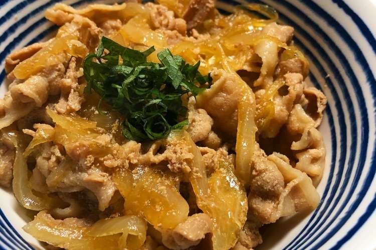１０分完成 絶品豚丼 牛丼風 レシピ 作り方 By みりみん クックパッド 簡単おいしいみんなのレシピが352万品