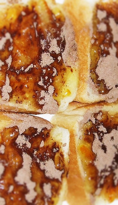チョコ菓子ジャフィ風トーストの写真