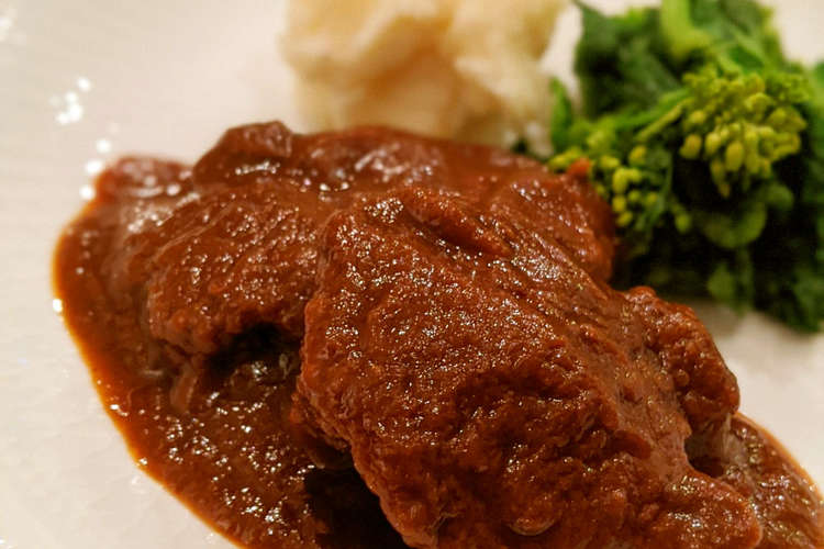 圧力鍋で簡単 牛タンの赤ワイン煮 レシピ 作り方 By Arinana クックパッド