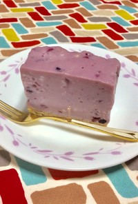 超簡単☆濃厚ブルーベリーレアチーズケーキ