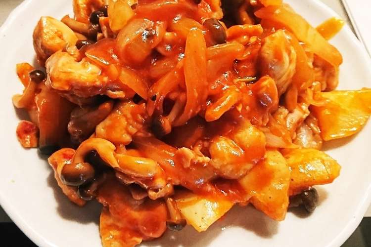 鶏肉とじゃがいものbbqソース炒め レシピ 作り方 By ひょうかママ クックパッド