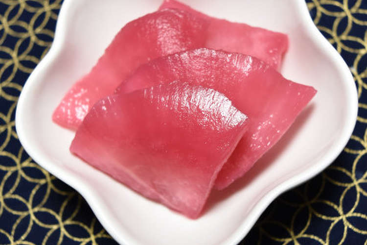 自家製桜大根のお漬物 レシピ 作り方 By Akkey Y クックパッド 簡単おいしいみんなのレシピが354万品