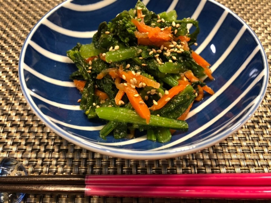 簡単♡のらぼう菜と小松菜の中華和えの画像