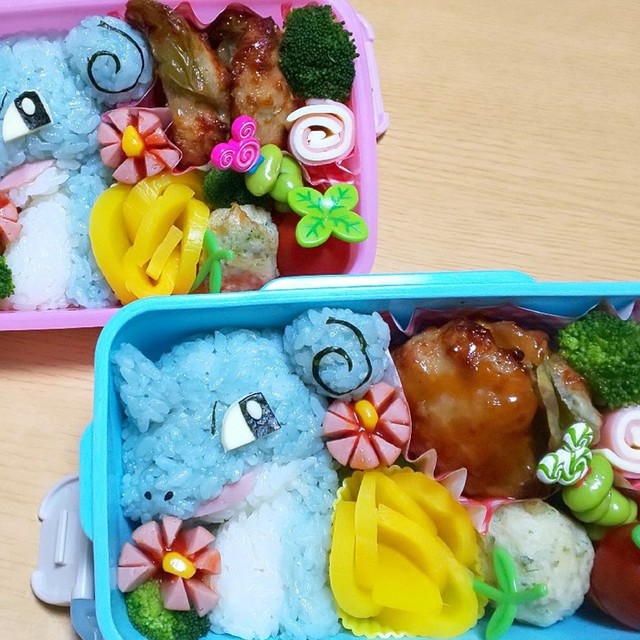 キャラ弁 ポケモン ラプラス レシピ 作り方 By An An クックパッド 簡単おいしいみんなのレシピが354万品