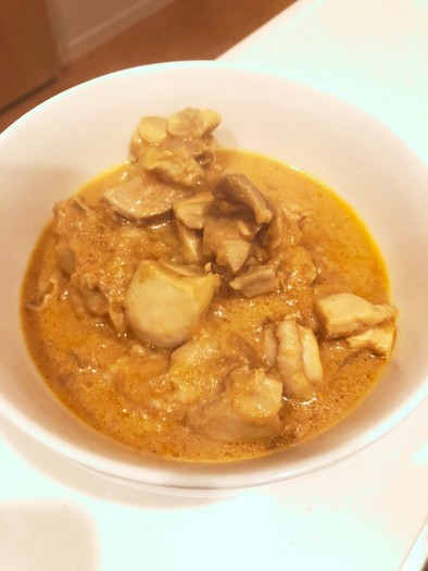 ヨーグルト消費！バターチキンカレーの写真