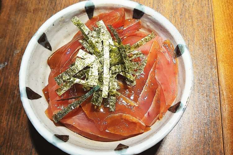 お刺身切り身で醤油漬け丼 レシピ 作り方 By 三毛猫調理愛好家 クックパッド 簡単おいしいみんなのレシピが367万品