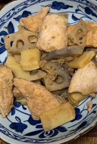 鶏肉と根菜の蒸し炒め煮