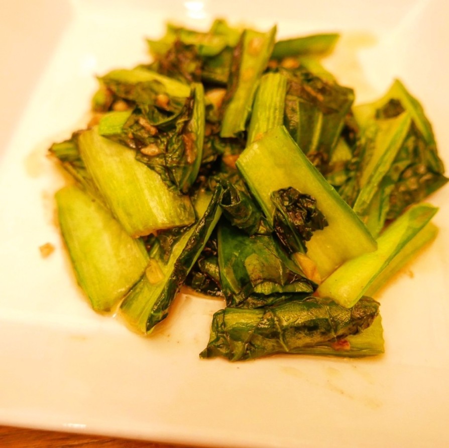 青菜の中華ニンニク炒めの画像