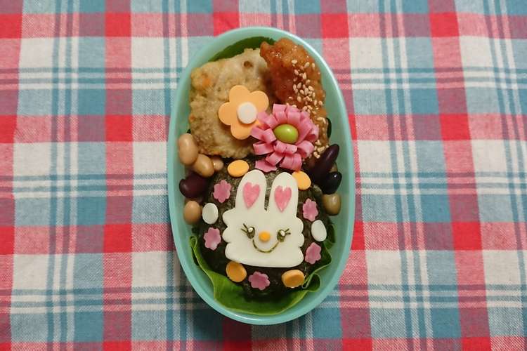 キャラ弁 イースターうさぎ レシピ 作り方 By ようこkitchen クックパッド