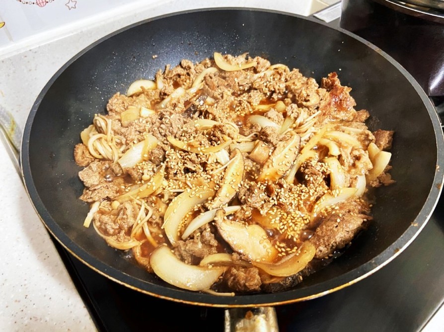 韓国家庭料理 超簡単プルコギの画像
