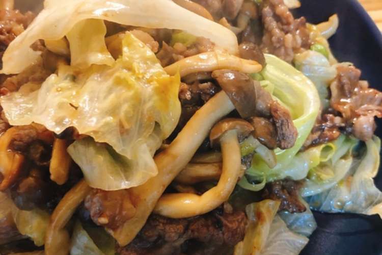 レタスと牛肉としめじの炒め レシピ 作り方 By ひなパー クックパッド 簡単おいしいみんなのレシピが352万品