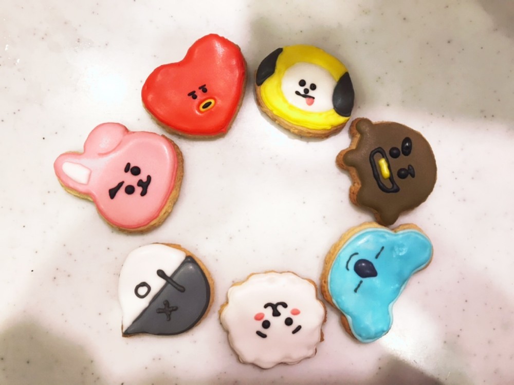 Bt21 アイシングクッキー レシピ 作り方 By Yjmjk クックパッド 簡単おいしいみんなのレシピが360万品