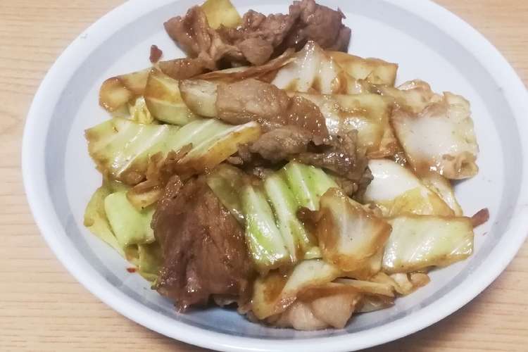 回鍋肉風 豚バラとキャベツ炒め レシピ 作り方 By うえうええ クックパッド 簡単おいしいみんなのレシピが354万品
