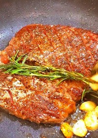 安いステーキ肉を簡単に美味しく焼く焼き方