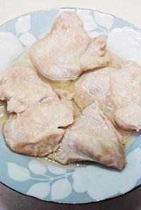 レンジで蒸し鶏(サラダチキン)