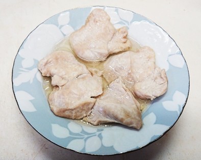 レンジで蒸し鶏(サラダチキン)の写真