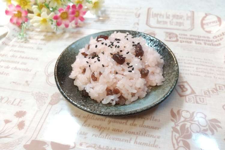 母の味 ほんのり甘いお赤飯 レシピ 作り方 By Naｰno クックパッド 簡単おいしいみんなのレシピが367万品