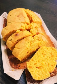 かぼちゃの煮物アレンジ☆パウンドケーキ