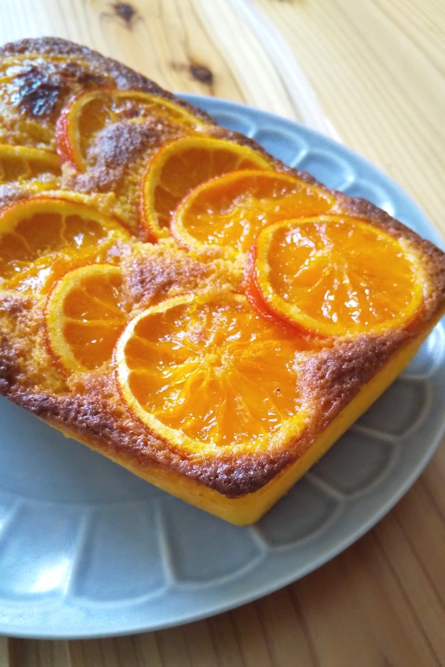 HMで作るオレンジパウンドケーキの画像