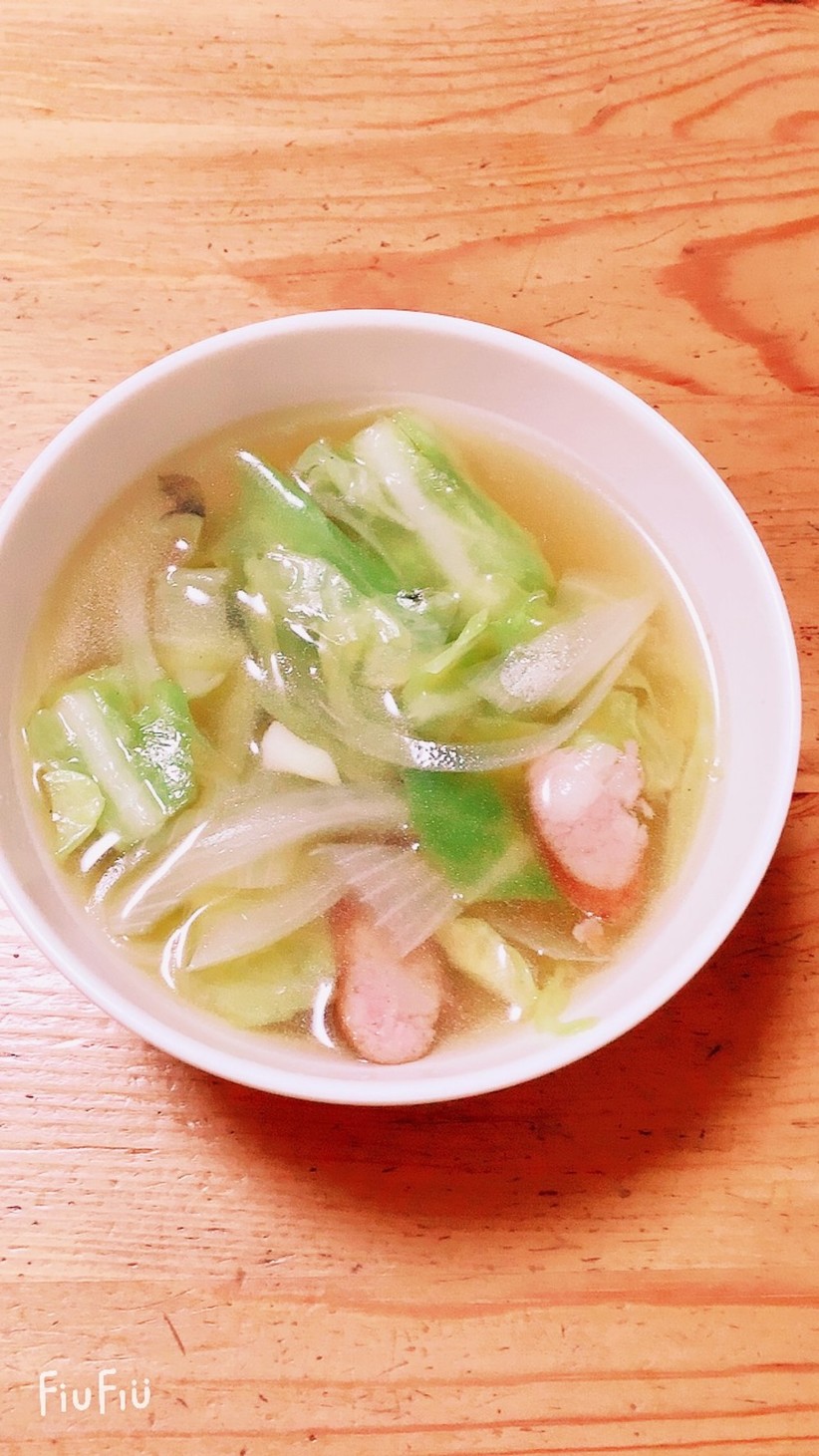 ☆キャベツとウインナースープ☆の画像