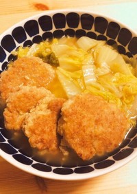 台湾家庭料理☆白菜獅子頭(肉団子スープ)