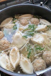 簡単！業務スーの水餃子&肉団子野菜スープ