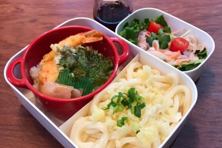 お弁当 29ミニ天丼うどんセット レシピ 作り方 By こつゆ514 クックパッド 簡単おいしいみんなのレシピが360万品