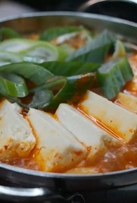 キムチチゲ作り方「 韓国料理 レシピ 」