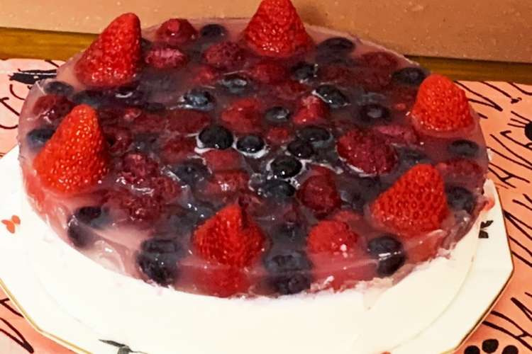 低糖低脂肪ヘルシーヨーグルトベリーケーキ レシピ 作り方 By ぽーみゅー クックパッド