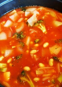 【高血圧予防】トマト缶スープ【減塩】