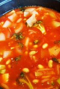 【高血圧予防】トマト缶スープ【減塩】