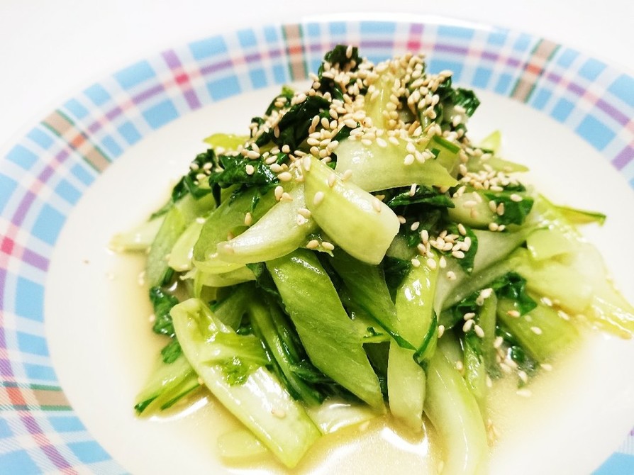 レンチンで簡単☆青梗菜のナムルの画像
