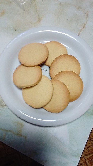 シンプルバタークッキーの写真