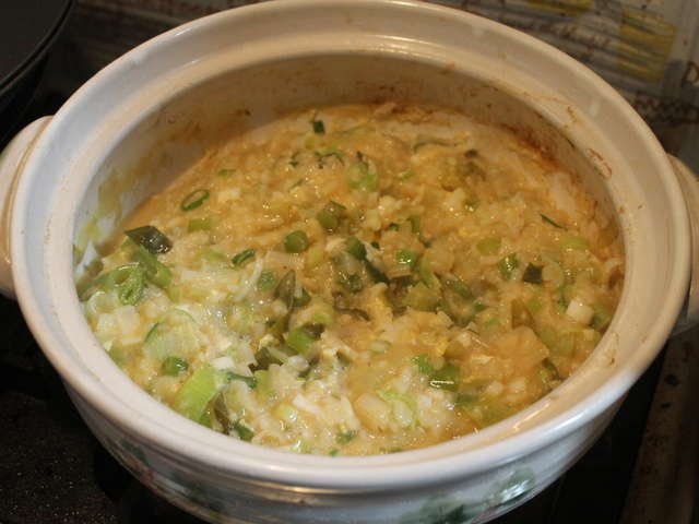鍋の後のねぎだくおじや レシピ 作り方 By にいどりい クックパッド