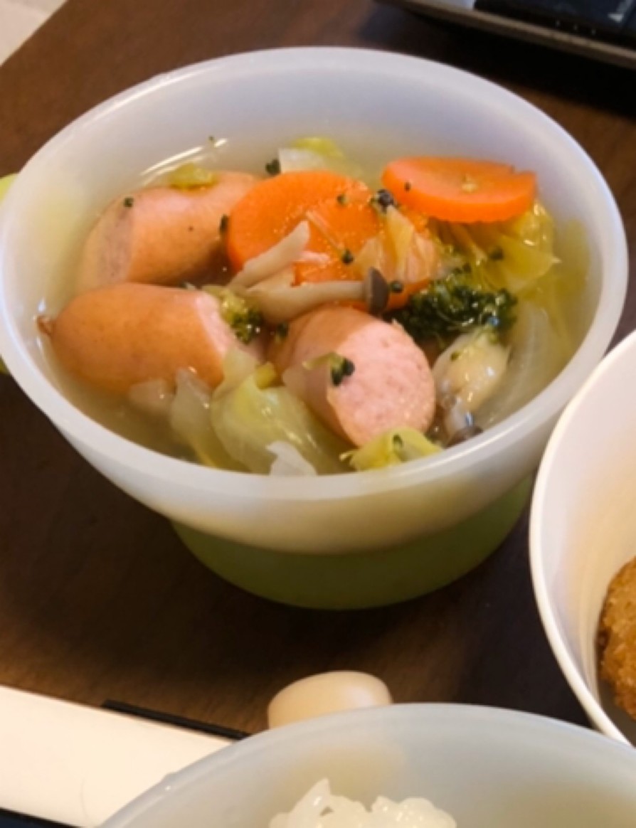 子供完食★ゴロゴロ野菜のスープの画像