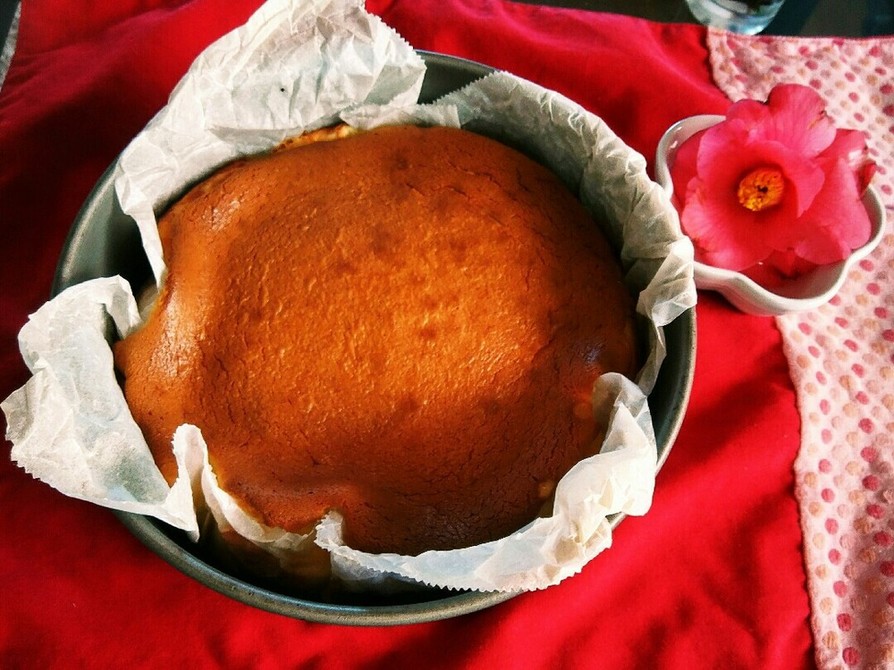 簡単‼美味しいバスク風チーズケーキ♪の画像