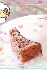 マクロビ☆くるみのキャロブケーキ