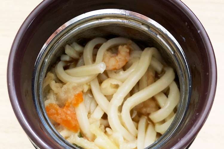 超時短スープジャーランチ かき揚げうどん レシピ 作り方 By クックncjm0g クックパッド 簡単おいしいみんなのレシピが352万品